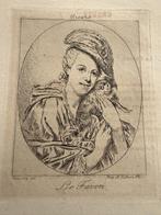 Antieke ets nr 20 van Courtry, Antiek en Kunst, Kunst | Etsen en Gravures, Verzenden