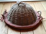 Rieten kerst-broodschaal, Ophalen of Verzenden, Zo goed als nieuw