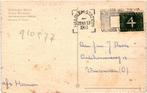 910577	Molen	Kinderdijk	Gelopen met Postzegel, 1940 tot 1960, Gelopen, Zuid-Holland, Ophalen of Verzenden