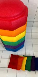 Stepping Stones regenboog met pittenzakjes, Ophalen of Verzenden, Nieuw