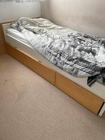 IKEA Bed frame met lades, Eenpersoons, Wit, Ophalen of Verzenden, Zo goed als nieuw