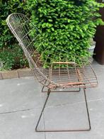 Brocante draadstoel, Ophalen, Gebruikt, Metaal