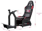 Simrace raceRoom Gaming Stoel + Thrustmaster T248 Stuur, Ophalen, Zo goed als nieuw