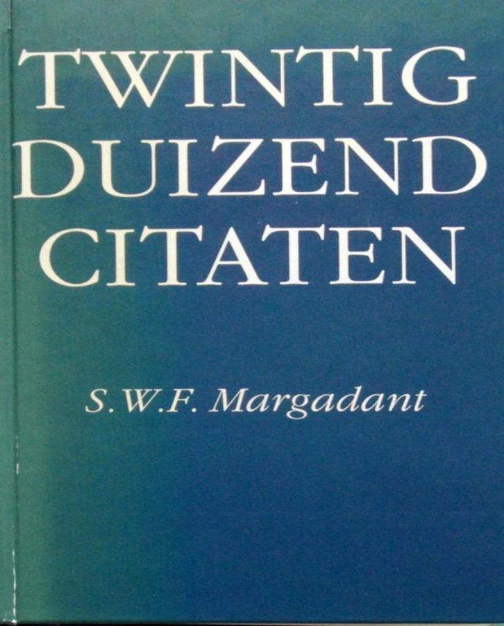 Twintig duizend citaten (blauwe omslag),, Boeken, Taal | Overige Talen, Zo goed als nieuw, Ophalen of Verzenden