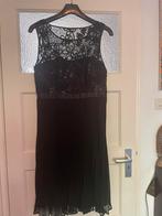 STEPS jurk feestjurk zwart kant plissérok maat 42, Zwart, Maat 42/44 (L), Ophalen of Verzenden, Zo goed als nieuw