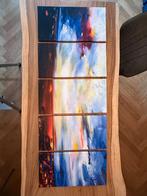 5-delig Canvas Schilderij - Zonsondergang Oceaan, Ophalen