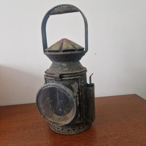 Vintage Trein Lantaarn HARRY J. PRATT & CO. 1945, Antiek en Kunst, Antiek | Lampen, Ophalen of Verzenden