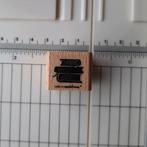 Stempel Cats on appletrees stapel boeken, Hobby en Vrije tijd, Stempelen, Ophalen of Verzenden, Zo goed als nieuw, Houten stempel