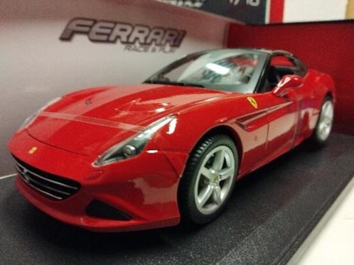 Ferrari California T closed top red Bburago metal 1:18 KRD, Hobby en Vrije tijd, Modelauto's | 1:18, Zo goed als nieuw, Auto, Bburago