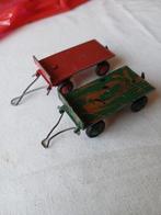 2x kleine aanhanger. Dinky toys 26G, opknappers, Ophalen of Verzenden, Gebruikt, Auto, Dinky Toys