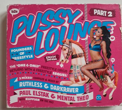 CD Pussy Lounge Part 2 Ruthless Darkraver Paul Elstak, Cd's en Dvd's, Cd's | Dance en House, Gebruikt, Ophalen of Verzenden
