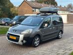 Peugeot Partner minicamper 1.6 16V 80KW 2009 Tepee outdoor, Auto's, Voorwielaandrijving, Zwart, 4 cilinders, Overige bekleding