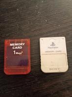 PS1 Memory Cards - Standaard & Mega Memory Card, Ophalen of Verzenden, Gebruikt, Geheugenkaart, PlayStation 1