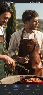 Witloft Apron schort leer dark brown XL ongebruikt in doos, Ophalen of Verzenden