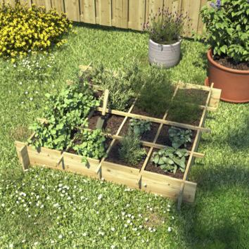 Moestuinbak 1,2 x 1,2 beschikbaar voor biedingen