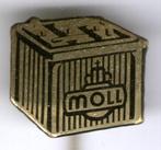 MOLL email zilverkleurig accu speldje ( H_175 ), Verzenden, Nieuw, Transport, Speldje of Pin