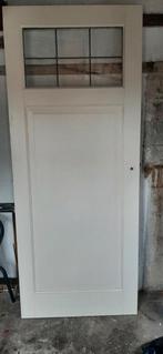Glas in lood deur, Ophalen, Glas, Binnendeur, 200 tot 215 cm