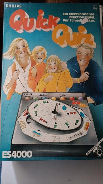 Philips ES4000 Quick Quiz vintage elektronisch reactiespel. beschikbaar voor biedingen