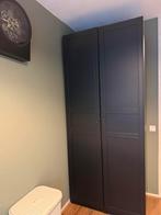 Pax kast zwart 1 meter breed (2 van 50cm) en 236 Hoog. Zgan!, Huis en Inrichting, Kasten | Kledingkasten, Ophalen of Verzenden