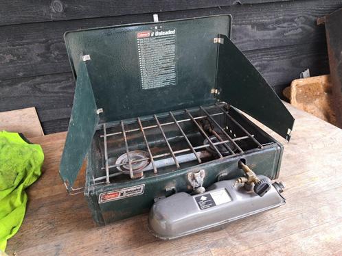 Coleman benzine kooktoestel, Caravans en Kamperen, Kampeeraccessoires, Gebruikt, Ophalen