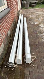 Brustor elektrische luifels geel/wit, Doe-het-zelf en Verbouw, Rolluiken, Ophalen, Gebruikt, Wit, 200 cm of meer
