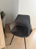 6x eetkamerstoel Lynn Riverdale grijs, Ophalen, Zo goed als nieuw, Vijf, Zes of meer stoelen, Stof