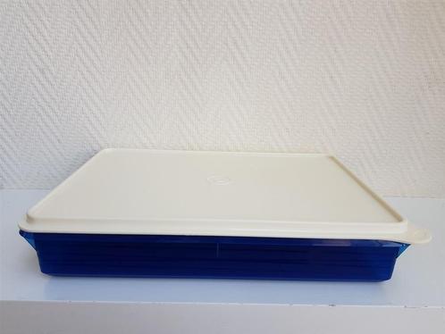 T071 Vleesbak, 23,8x34,8x6,7 cm en meer Tupperware, Huis en Inrichting, Keuken | Tupperware, Zo goed als nieuw, Bak of Kom, Blauw