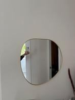 Asymmetrical gold rim mirror, Huis en Inrichting, Ophalen, Minder dan 50 cm, Zo goed als nieuw, Minder dan 100 cm