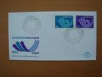 NVPH E125 1e Dag-enveloppe Europa 1973 – Posthoorn, Ophalen of Verzenden, Onbeschreven, Nederland