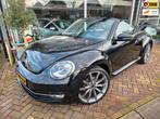 Volkswagen Beetle Cabriolet 1.4 TSI Sport BlueMotionautomaat, Auto's, Gebruikt, 4 stoelen, Zwart, Leder