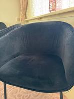 Stoelen(4stuks) en een eetbank, Ophalen, Zwart, Zo goed als nieuw, Stof