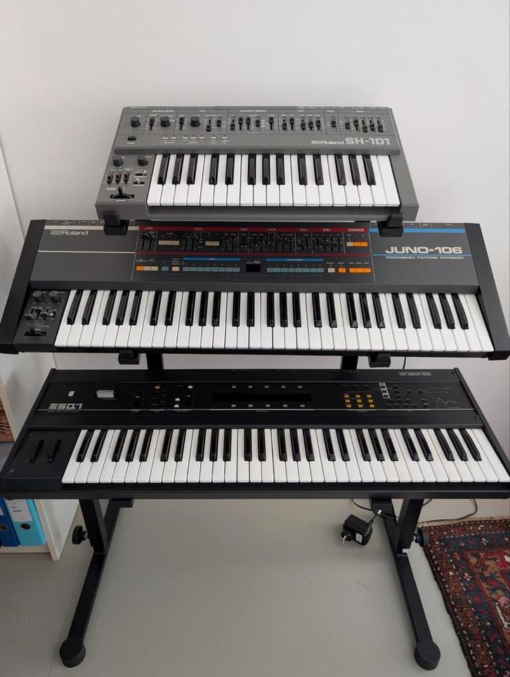 K&M keyboard stand + stackers, Muziek en Instrumenten, Standaards, Zo goed als nieuw, Instrumentstandaard, Keyboard of Synthesizer