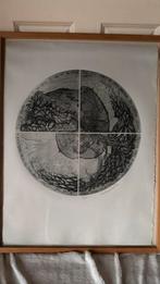 Originele ets van Mar Barendregt - Merci Jacues - ets - 8/15, Ophalen of Verzenden