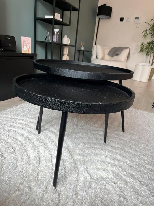 Salontafelset, Huis en Inrichting, Tafels | Salontafels, Rond, Ophalen