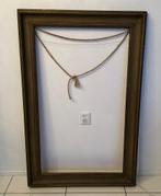 Grote oude antieke schilderijlijst van hout, Ophalen, Gebruikt, 75 cm of meer, 50 tot 75 cm