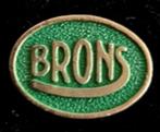 Brons speld- ovaal groen, Verzamelen, Speldjes, Pins en Buttons, Verzenden, Nieuw, Transport, Speldje of Pin