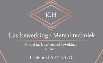 Aangeboden lasser, TIG, MIG/MAG, RVS, ALU, metaal, draaiwerk beschikbaar voor biedingen