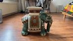 Keramieken olifant decoratie, Huis en Inrichting, Woonaccessoires | Zuilen en Pilaren, Ophalen, Gebruikt