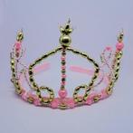 Nieuw ! Mooi Roze Flexibel Kroontje Diadeem Voor Een Prinses, Ophalen of Verzenden, Nieuw, Meisje