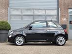 Fiat 500 0.9 TwinAir Turbo Popstar Turbo / Alluminium Velgen, Stof, Gebruikt, Zwart, Origineel Nederlands