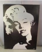 Mooi Geschilderd Werk 'Marilyn Monroe' - LF, Antiek en Kunst, Ophalen of Verzenden