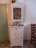 witte brocante kast 2-delig, Antiek en Kunst, Ophalen