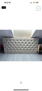 Achterwand bed beige GRATIS ZSM!!!, Ophalen, Beige, Tweepersoons, Zo goed als nieuw