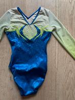 Mooi Turnpakje - Quatro - Maat ASM, Sport en Fitness, Turnen, Blauw, Zo goed als nieuw, Turnpak(je), Kindermaat 122 t/m 140