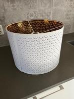 NYMÖ Lampenkap, wit/messingkleur, 44 cm, 25 tot 50 cm, Rond, Ophalen of Verzenden, Zo goed als nieuw