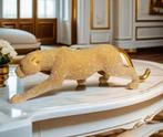 lopende panter gouden beeld, Ophalen of Verzenden, Nieuw, Dier
