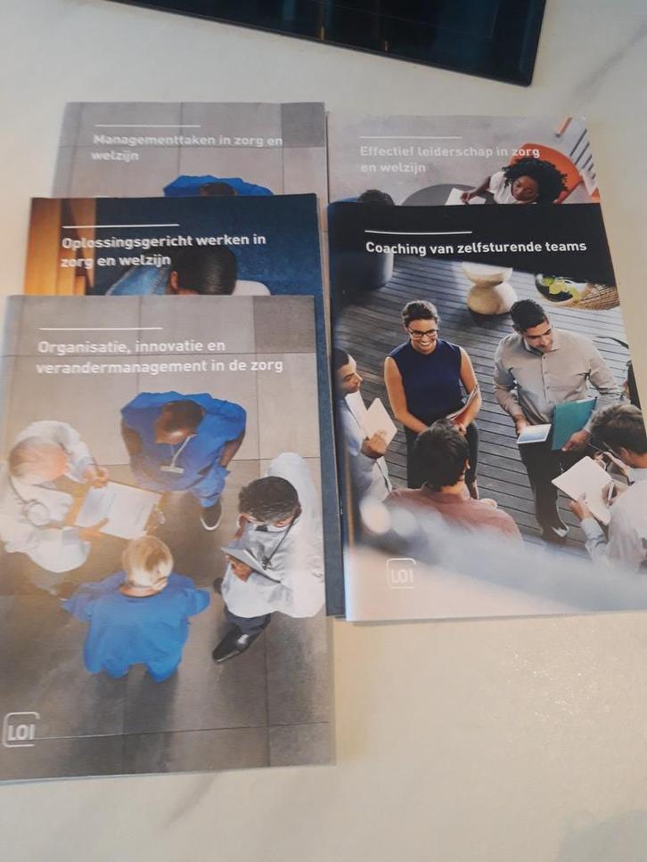 LOI zorgmanagement Opleiding 5 boeken nieuw, Boeken, Studieboeken en Cursussen, Nieuw, MBO, Beta, Ophalen of Verzenden