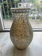 Zilvergrijze vaas, Ophalen, Zo goed als nieuw, Glas, Minder dan 50 cm