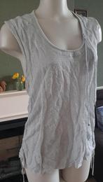 Luisa Cerano mooie zilver grijze top shirt mt M 40 topje, Kleding | Dames, Tops, Maat 38/40 (M), Verzenden, Zo goed als nieuw