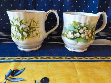 Royal Albert Mokken - Flower of the Month - Januari & Mei beschikbaar voor biedingen